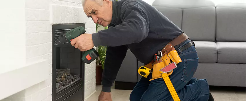 New Indoor Fireplace Installation in Azusa, California