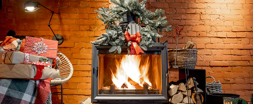 Travis Industries Linear Gas Fireplace Installation in Azusa, California