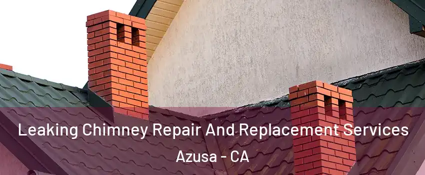  Leaking Chimney Repair And Replacement Services Azusa - CA